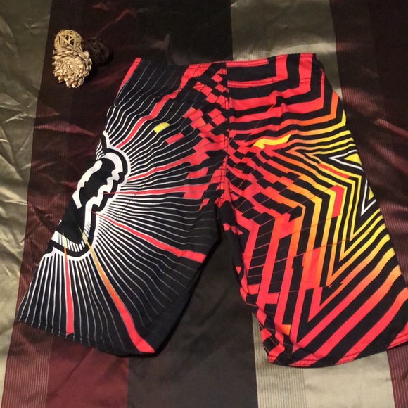 Fox & RockStar Mens Swim Board Shorts - Picture 4 of 4